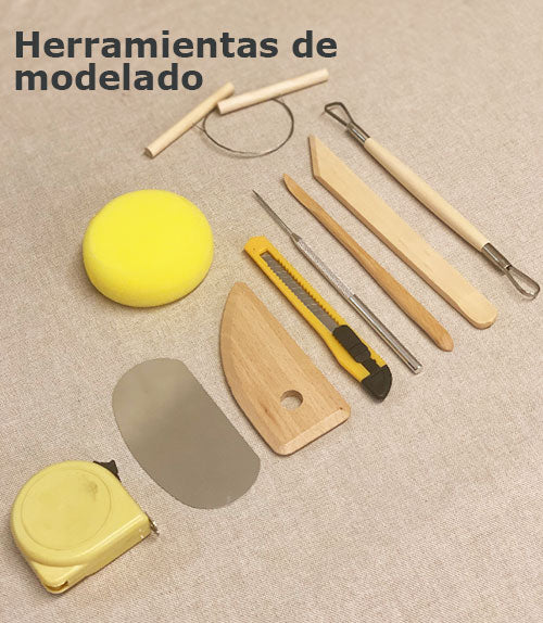 Kit de herramientas para iniciarte a la cerámica